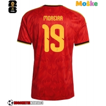 Moške Nogometnih dresov Belgija Diego Moreira #19 Domači SP 2026 Kratki rokavi